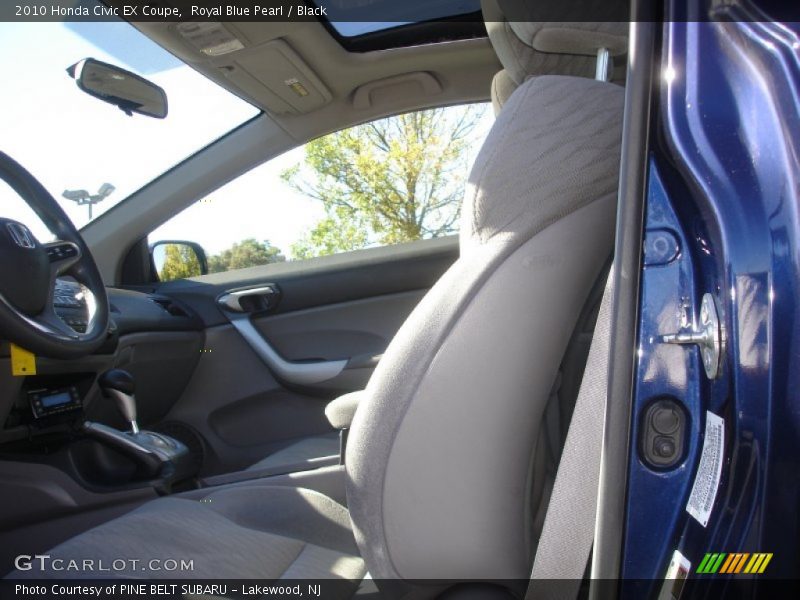 Royal Blue Pearl / Black 2010 Honda Civic EX Coupe