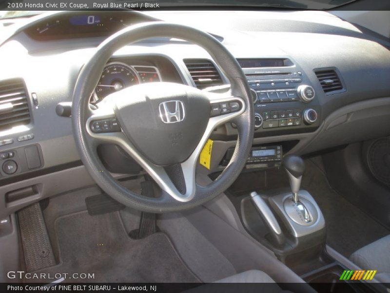 Royal Blue Pearl / Black 2010 Honda Civic EX Coupe