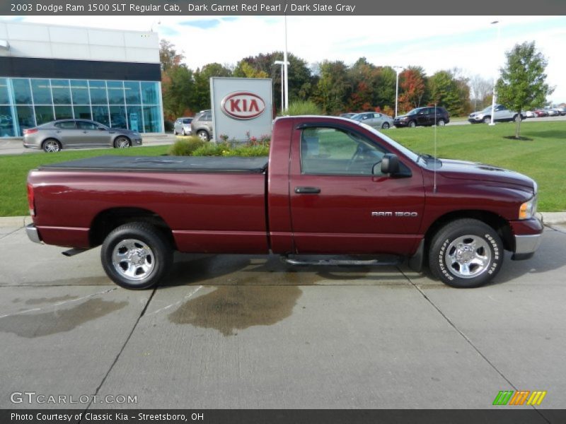 Dark Garnet Red Pearl / Dark Slate Gray 2003 Dodge Ram 1500 SLT Regular Cab