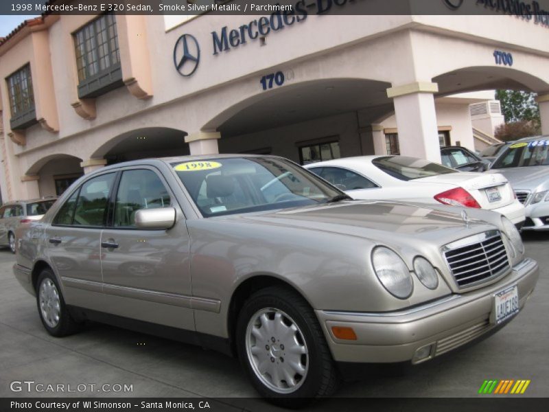 Smoke Silver Metallic / Parchment 1998 Mercedes-Benz E 320 Sedan