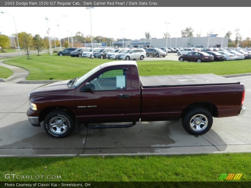 Dark Garnet Red Pearl / Dark Slate Gray 2003 Dodge Ram 1500 SLT Regular Cab