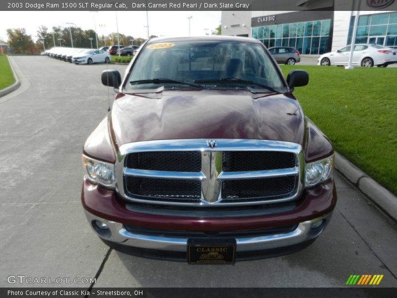 Dark Garnet Red Pearl / Dark Slate Gray 2003 Dodge Ram 1500 SLT Regular Cab
