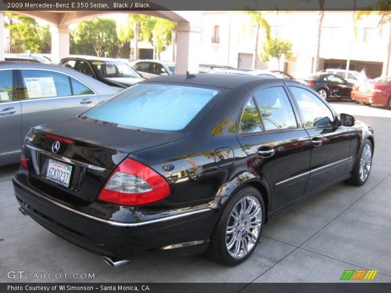 Black / Black 2009 Mercedes-Benz E 350 Sedan