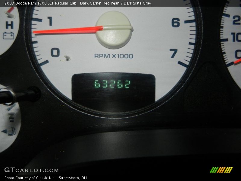 Dark Garnet Red Pearl / Dark Slate Gray 2003 Dodge Ram 1500 SLT Regular Cab
