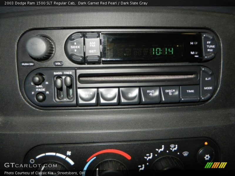 Dark Garnet Red Pearl / Dark Slate Gray 2003 Dodge Ram 1500 SLT Regular Cab