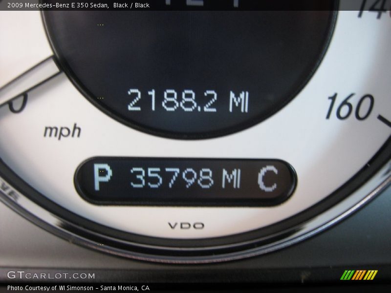 Black / Black 2009 Mercedes-Benz E 350 Sedan