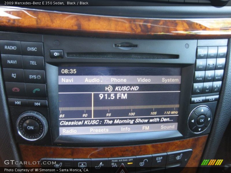 Black / Black 2009 Mercedes-Benz E 350 Sedan