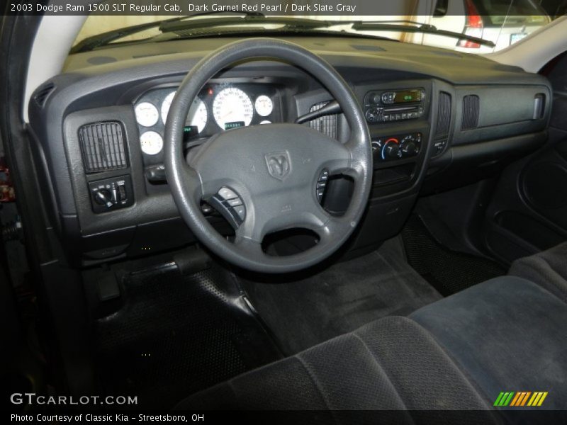 Dark Garnet Red Pearl / Dark Slate Gray 2003 Dodge Ram 1500 SLT Regular Cab