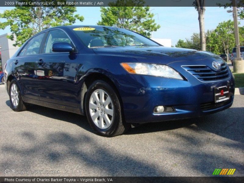 Blue Ribbon Metallic / Ash 2009 Toyota Camry XLE V6