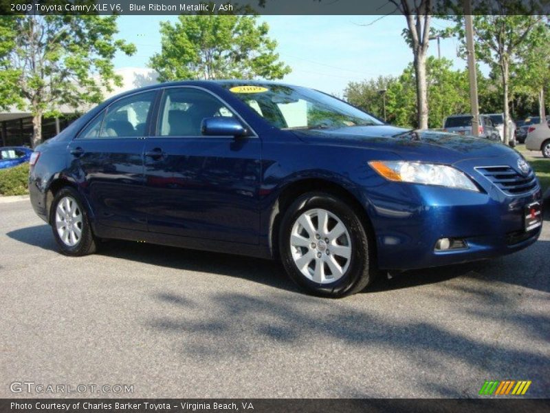 Blue Ribbon Metallic / Ash 2009 Toyota Camry XLE V6