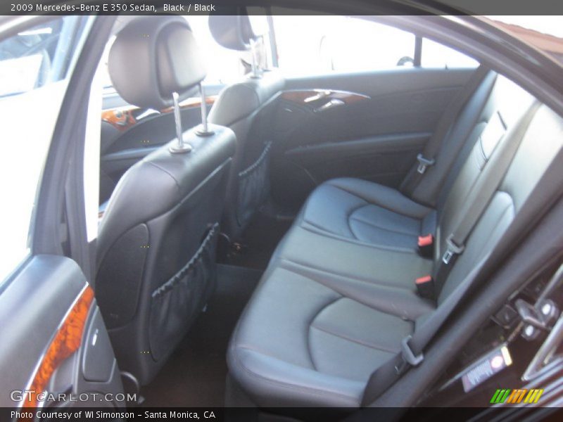 Black / Black 2009 Mercedes-Benz E 350 Sedan