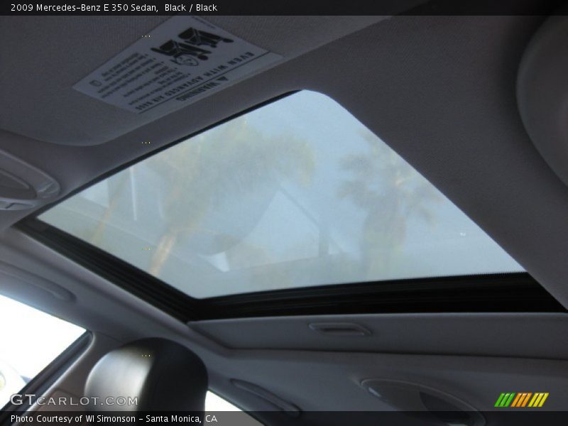 Black / Black 2009 Mercedes-Benz E 350 Sedan