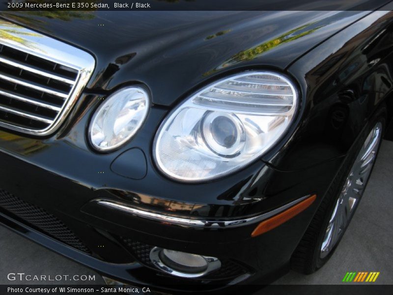 Black / Black 2009 Mercedes-Benz E 350 Sedan