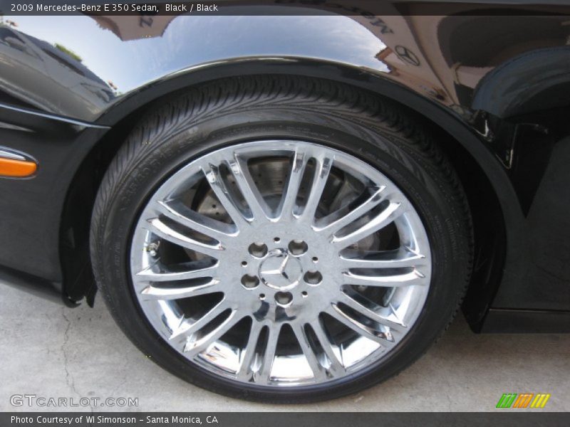 Black / Black 2009 Mercedes-Benz E 350 Sedan