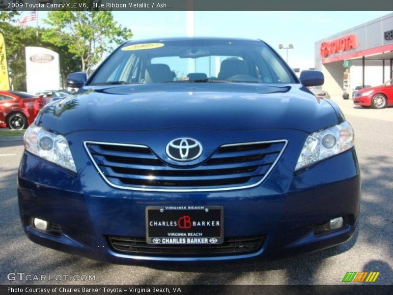 Blue Ribbon Metallic / Ash 2009 Toyota Camry XLE V6