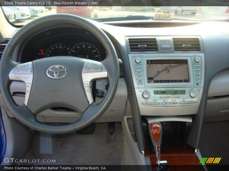 Blue Ribbon Metallic / Ash 2009 Toyota Camry XLE V6