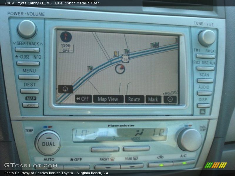 Blue Ribbon Metallic / Ash 2009 Toyota Camry XLE V6
