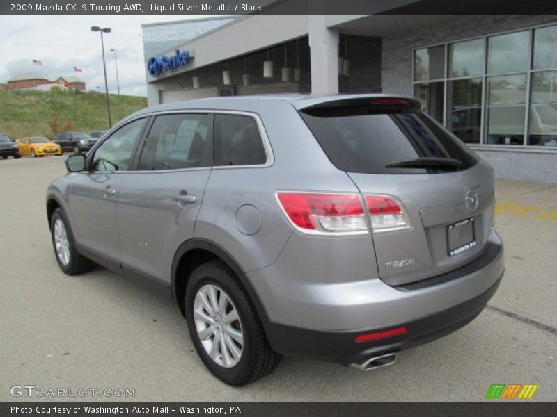 Liquid Silver Metallic / Black 2009 Mazda CX-9 Touring AWD