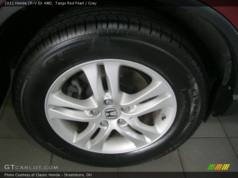 Tango Red Pearl / Gray 2011 Honda CR-V EX 4WD