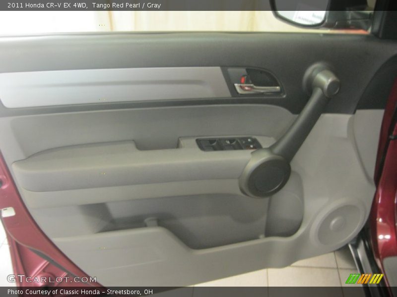 Tango Red Pearl / Gray 2011 Honda CR-V EX 4WD