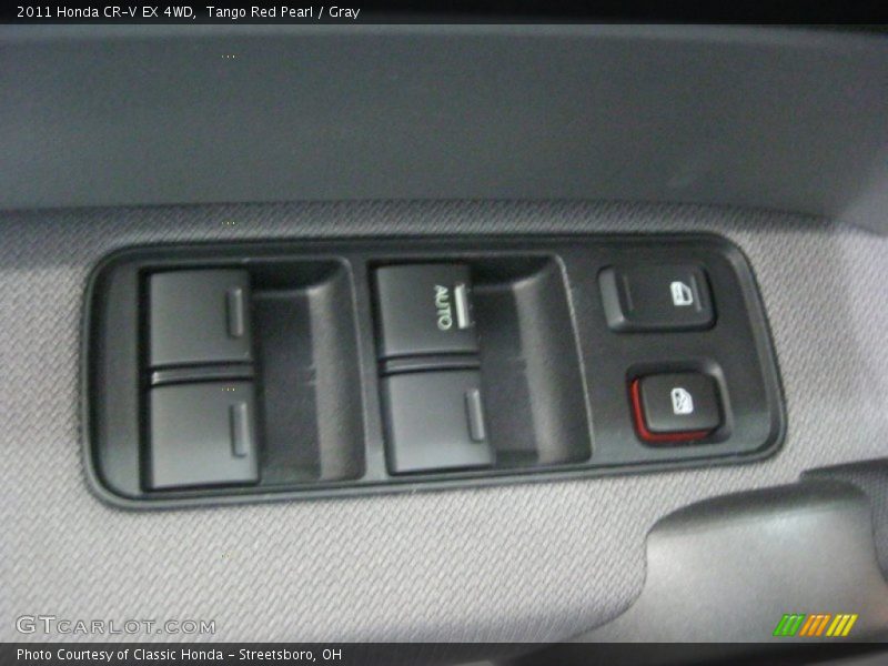 Tango Red Pearl / Gray 2011 Honda CR-V EX 4WD