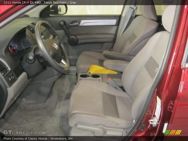 Tango Red Pearl / Gray 2011 Honda CR-V EX 4WD