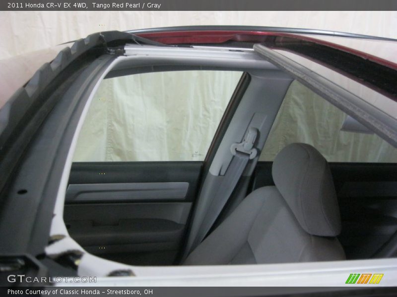 Tango Red Pearl / Gray 2011 Honda CR-V EX 4WD
