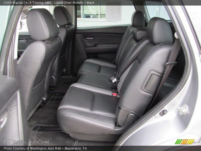 Liquid Silver Metallic / Black 2009 Mazda CX-9 Touring AWD