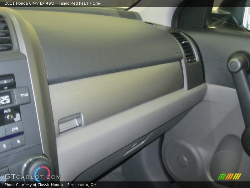Tango Red Pearl / Gray 2011 Honda CR-V EX 4WD