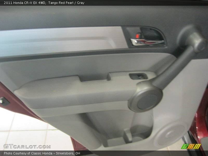 Tango Red Pearl / Gray 2011 Honda CR-V EX 4WD