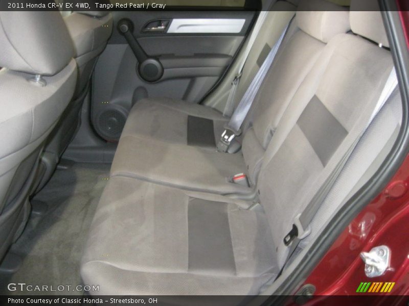 Tango Red Pearl / Gray 2011 Honda CR-V EX 4WD