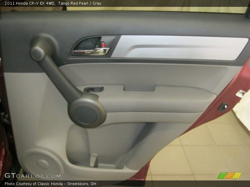 Tango Red Pearl / Gray 2011 Honda CR-V EX 4WD
