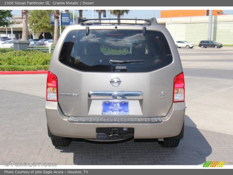 Granite Metallic / Desert 2006 Nissan Pathfinder SE