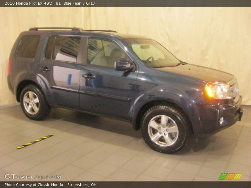 Bali Blue Pearl / Gray 2010 Honda Pilot EX 4WD