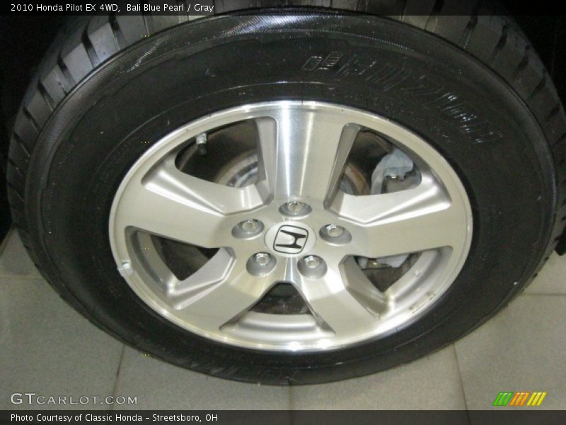 Bali Blue Pearl / Gray 2010 Honda Pilot EX 4WD
