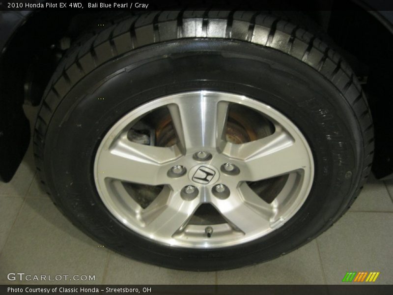 Bali Blue Pearl / Gray 2010 Honda Pilot EX 4WD