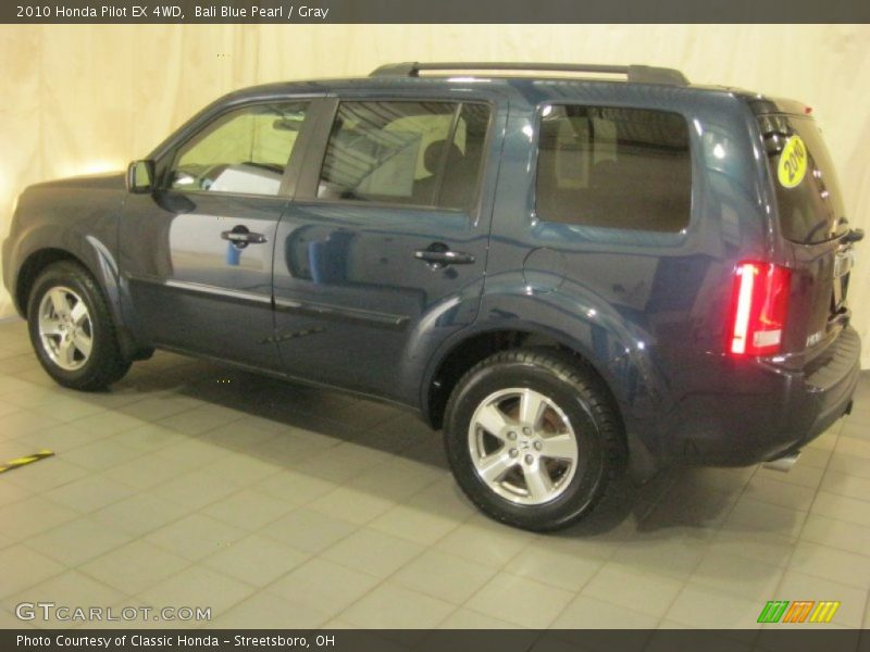 Bali Blue Pearl / Gray 2010 Honda Pilot EX 4WD