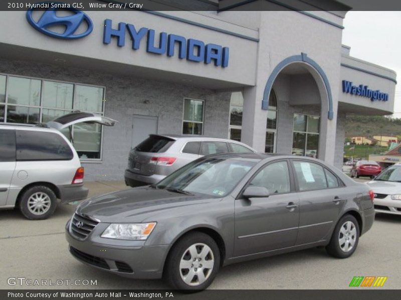 Willow Gray / Gray 2010 Hyundai Sonata GLS