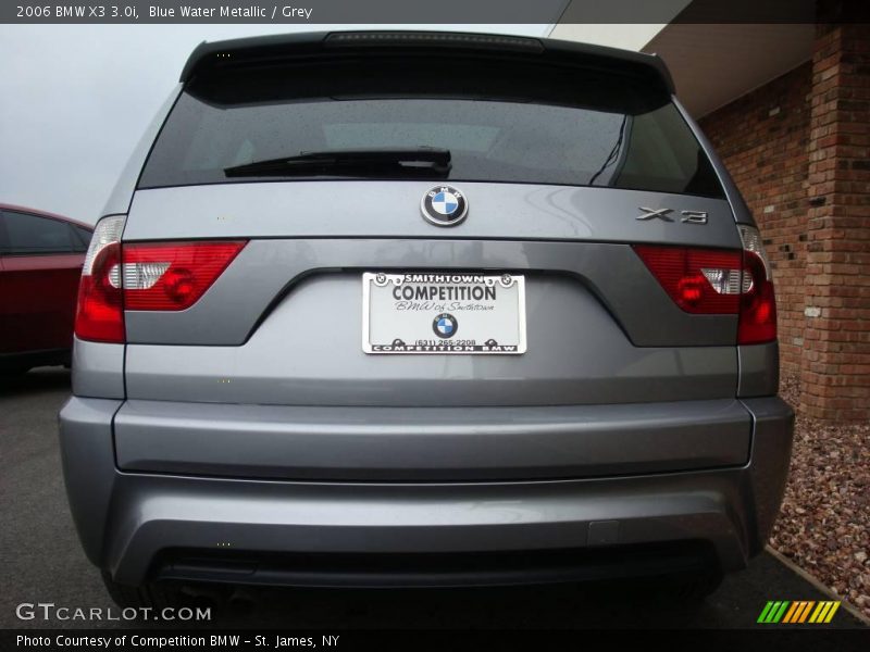Blue Water Metallic / Grey 2006 BMW X3 3.0i