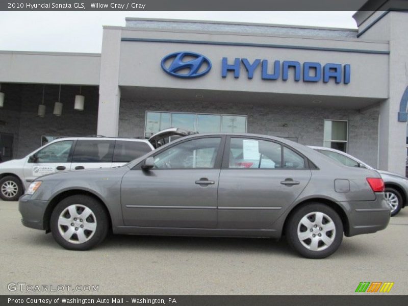 Willow Gray / Gray 2010 Hyundai Sonata GLS