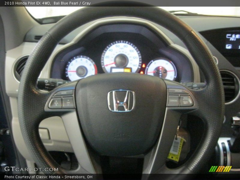 Bali Blue Pearl / Gray 2010 Honda Pilot EX 4WD