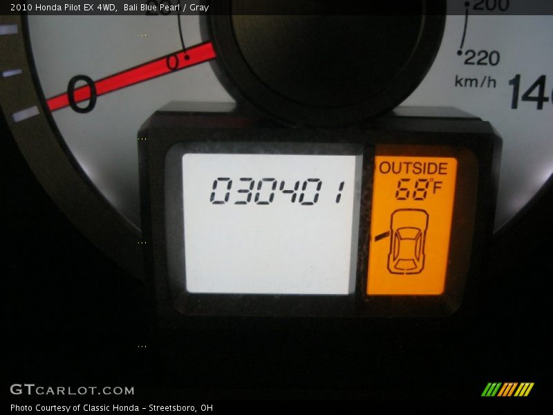 Bali Blue Pearl / Gray 2010 Honda Pilot EX 4WD