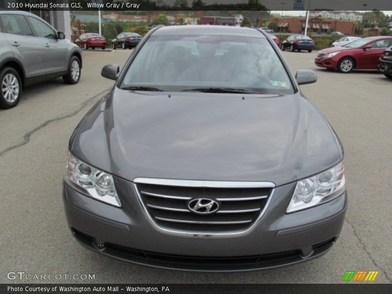 Willow Gray / Gray 2010 Hyundai Sonata GLS