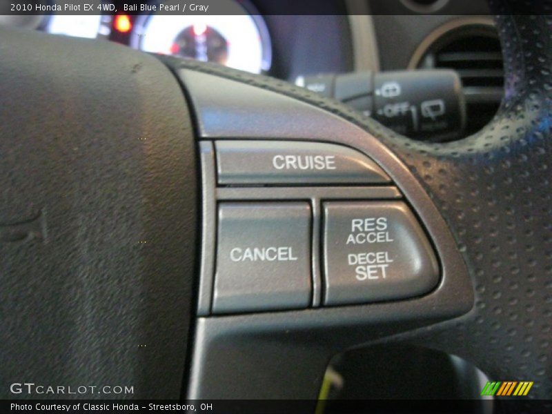 Bali Blue Pearl / Gray 2010 Honda Pilot EX 4WD
