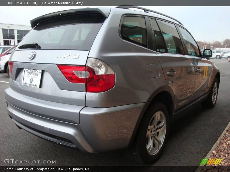 Blue Water Metallic / Grey 2006 BMW X3 3.0i