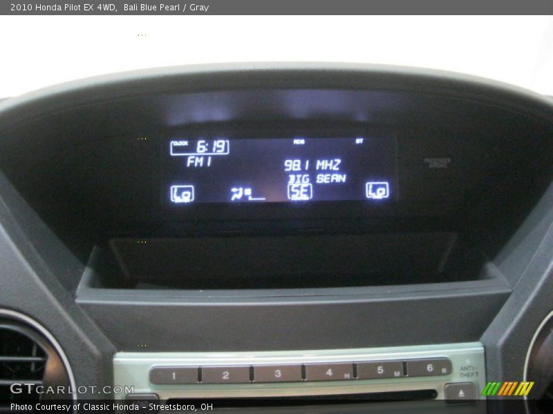 Bali Blue Pearl / Gray 2010 Honda Pilot EX 4WD