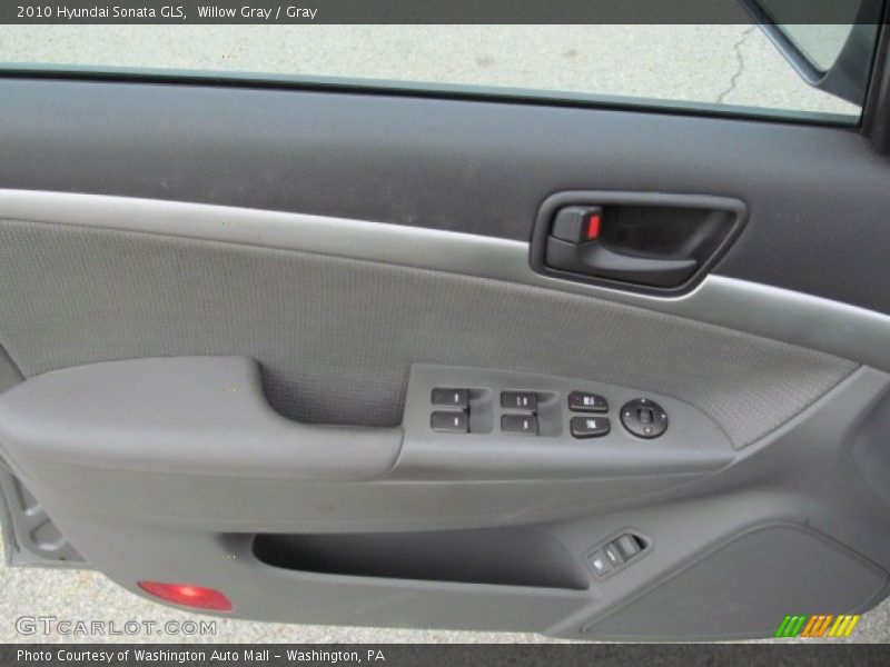 Willow Gray / Gray 2010 Hyundai Sonata GLS
