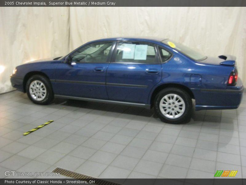 Superior Blue Metallic / Medium Gray 2005 Chevrolet Impala