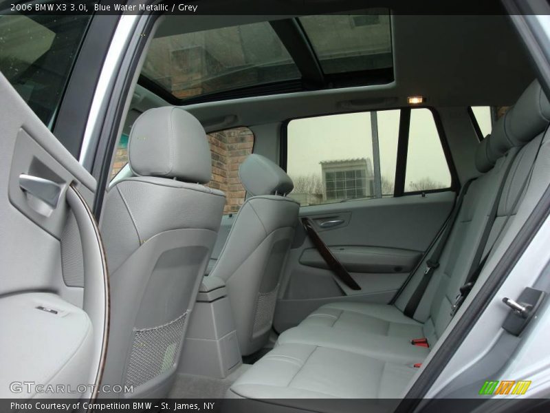Blue Water Metallic / Grey 2006 BMW X3 3.0i