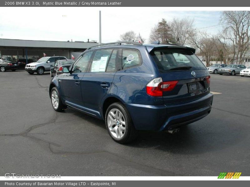 Mystic Blue Metallic / Grey Montana Leather 2006 BMW X3 3.0i